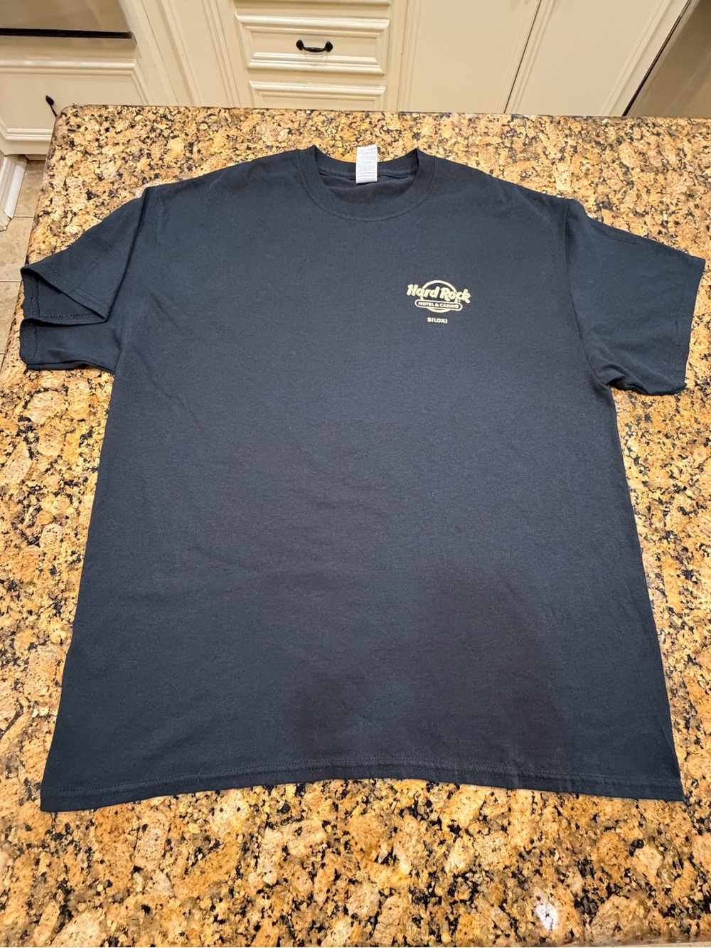 Gildan Black Hard Rock Cafe Small Logo Tee